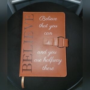 LEATHER Bound Motivational Journal